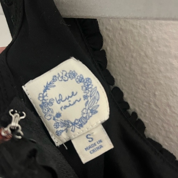 Blue Rain Women’s Black Asymmetrical One-Shoulder Cocktail Dress - Picture 4 of 5